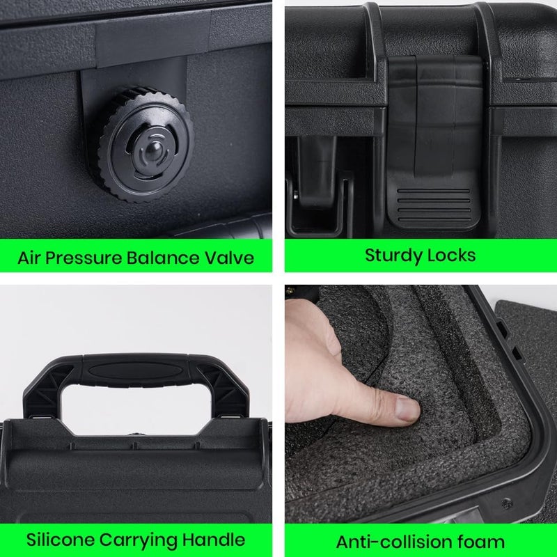 XTAR Starlink Mini Hard Case Set with Starlink Mini Tripod Stand,Waterproof Portable Carrying Case for Starlink Mi ni Dish and Accessories, Ideal for Travel and Camping - Image 3